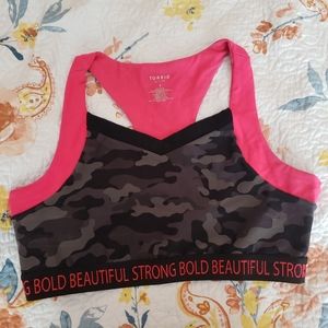 💕 Torrid Pink Camo Sports Bra 💕
